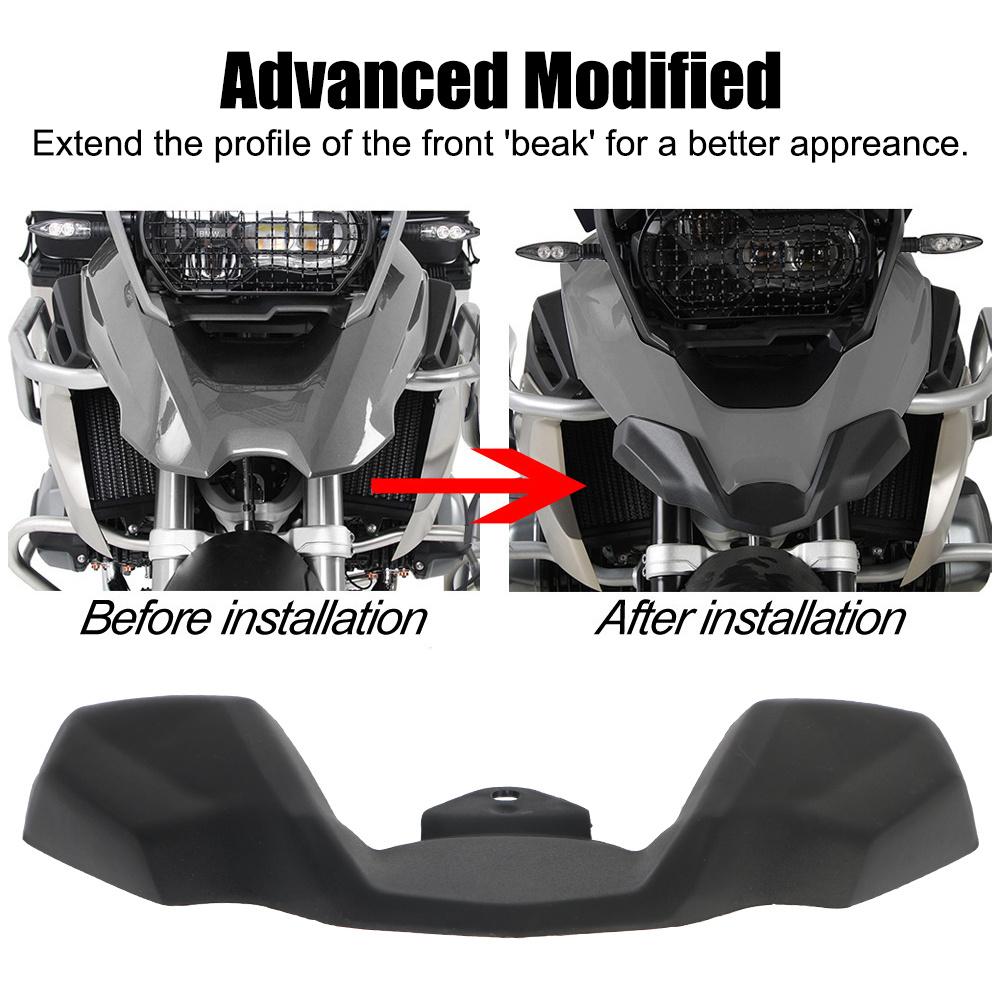 Motorcycle Accessories Front Beak Fairing Extension Motorbike Parts for BMW R1200GS R1250GS LC ADV 2018-2019 Wheel Extender Cover