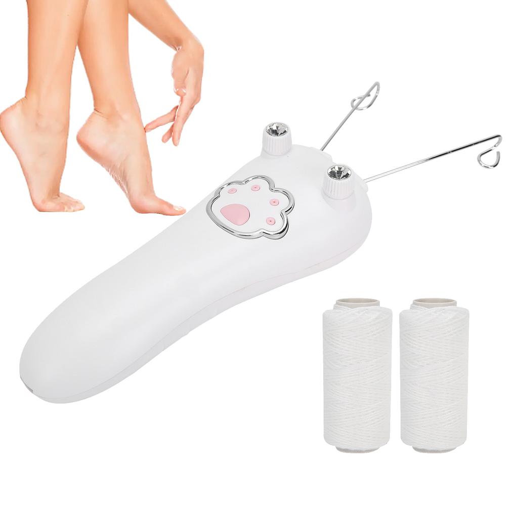 USB Charging Electric Cotton Thread Epilator Facial Body Hair Removal Machine Device