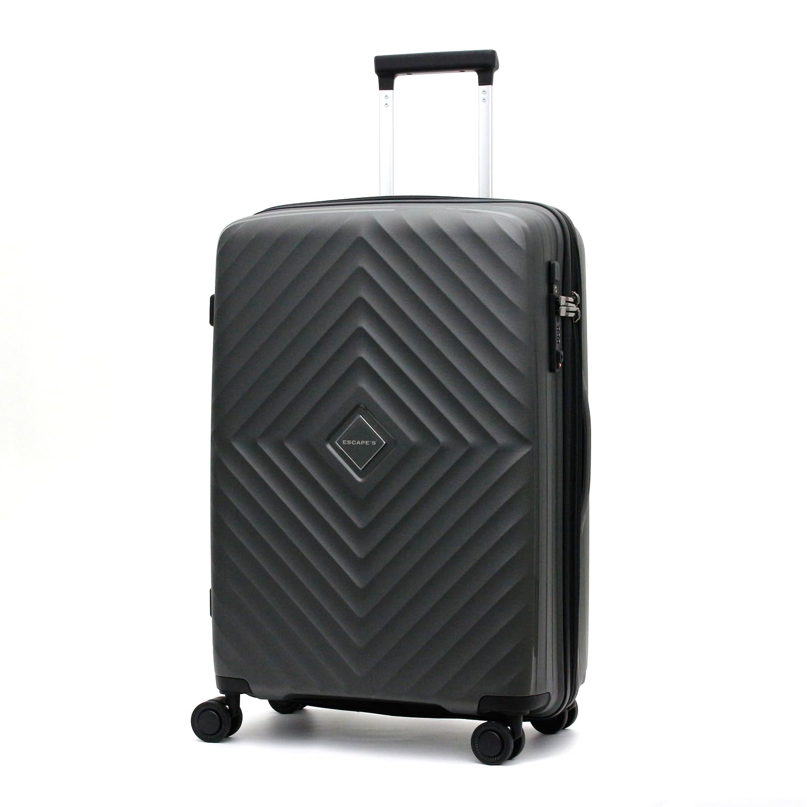 

Чемодан Sifre на молнии, твердый, цвета оружейного металла, сверхлегкий, ручная кладь, средний, ESC2291-59,