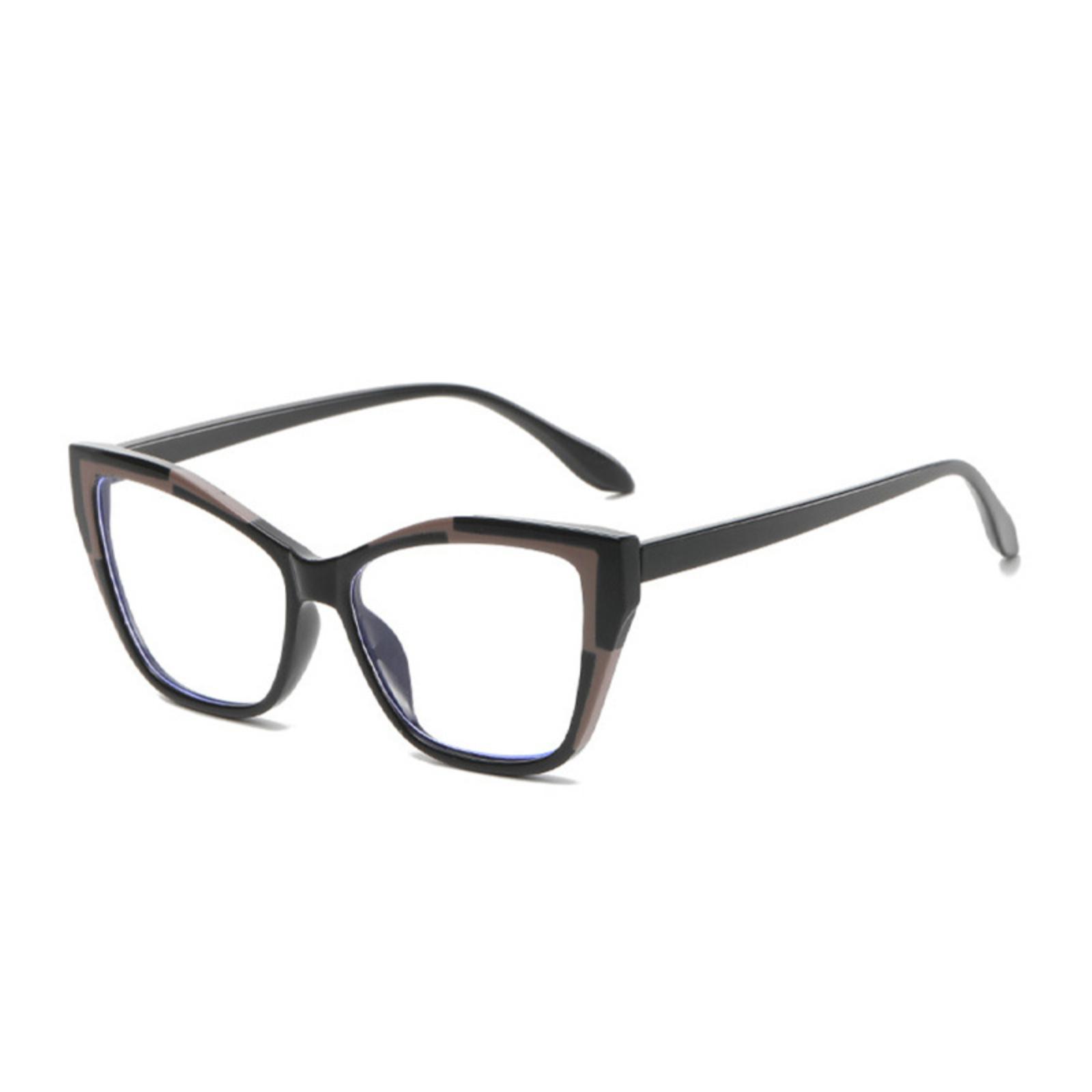 

Fashionable Patchwork Blue Light Blocking Glasses Frame Lightweight Durable Material Stylish Design Suitable for Everyday Use and Screen Protection One Size