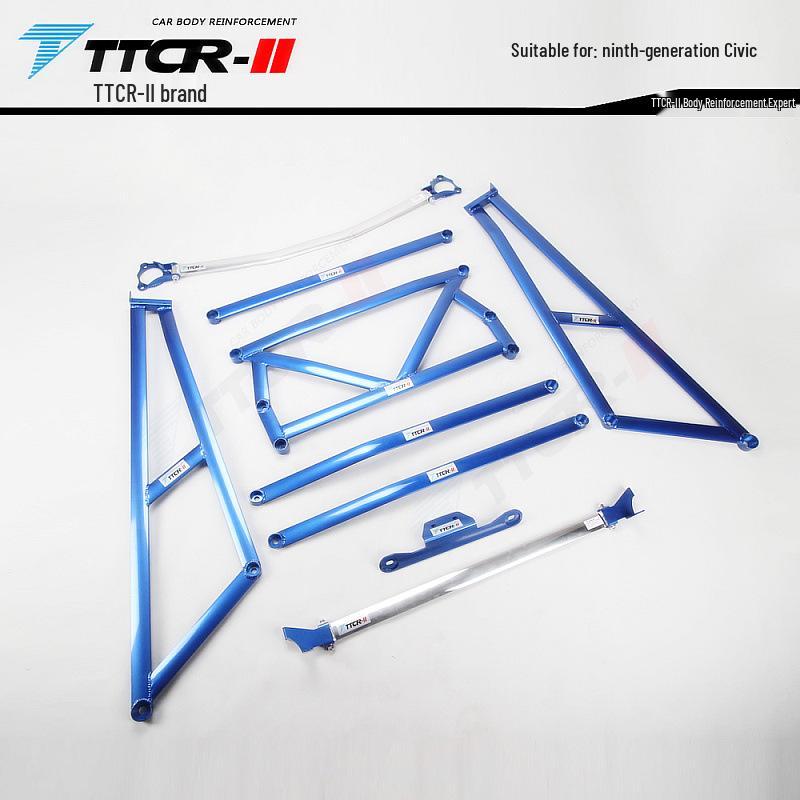 Compatible Sway Bar Chassis Strengthening Parts for 8th–11th Gen Civic, with Specific Compatibility for 10th Gen Models.