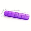 Weekly Pill Case Portable 7 Days Medicine Tablet Box Travel Drugs Storage Organizer Vitamin Fish Oil Compartments Packaging Case