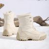 Übergröße Wasserdichte Winter-Outdoor-Damenstiefel Anti-Rutsch Gummi-Knöchelboots Für Damen Schneestiefel Warme Winterschuhe