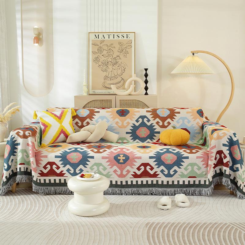 

Скандинавский минималистичный чехол для дивана с 3-4 подушками сиденья - Полностью облегающий стиль одеяла 90x150 cm