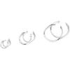PAVOI 14K Gold Plated Hoop Earrings for Women - 2mm Thick Infinity Hoops - Lightweight Loop Earrings Set
