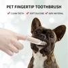 Professional 10 Pc Pet Silicone Finger Toothbrush Oral Cleaning Products for Dogs and Cats Finger Toothbrush