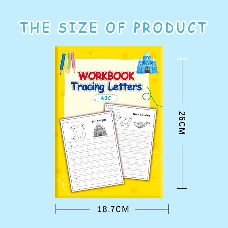 Uppercase & Lowercase ABC Copybook for Primary Students: Handwriting & Pen Control Practice