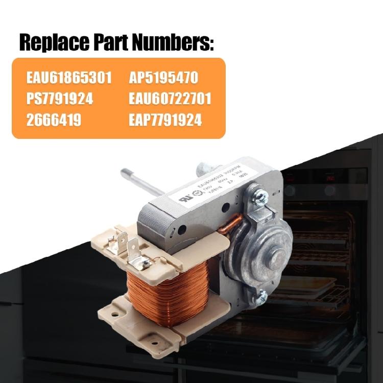 Efficient Cooling Convection Fan Motor Low Noise Cooling Oven Motor for Kitchen Stove Smooth and Quiet Operation