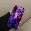 Purple Smoke Goat Skull s26 ultra case s25 ultra case phone case glass for Samsung Galaxy S26 S25 S24 S23 S22 FE Ultra Plus