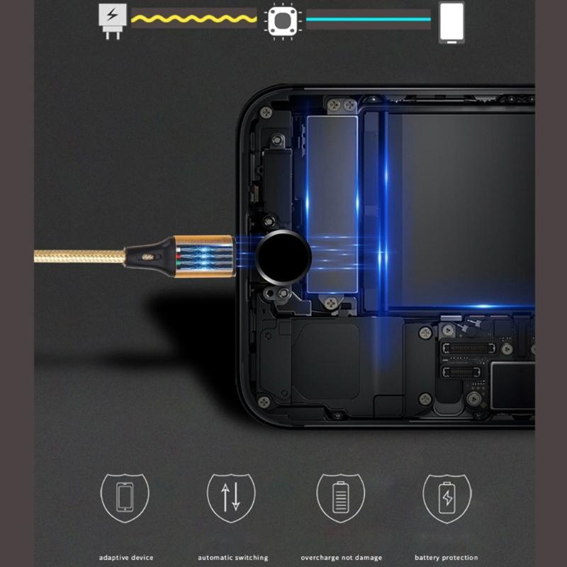 Multi Charging Cable USB C Splitter Cable 3 in 1 Fast Charging Cord with 2 Type C 1 MicroUSB Male Port for Phones Tablet