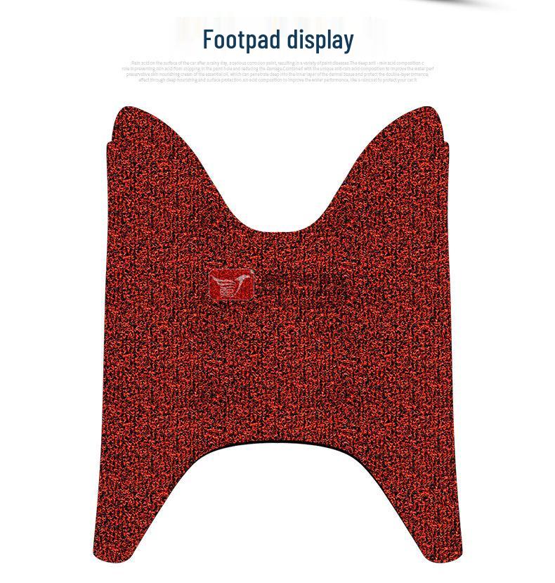 Waterproof Footrest Silk Ring Pad for Qianjiang FORT125 Hong Scooter QJ125T-6J/K