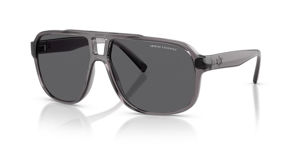 Armani Exchange Sunglasses SHINY TRANSPARENT GREY POLAR GREY 61mm 82398161 0AX4104S [ARMANI EXCHANGE]