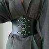 Waist Cinching Abdominal Belt Wide Waistband Adjustable Waist Belt For Women Shirt Skirt Decoration Accessories