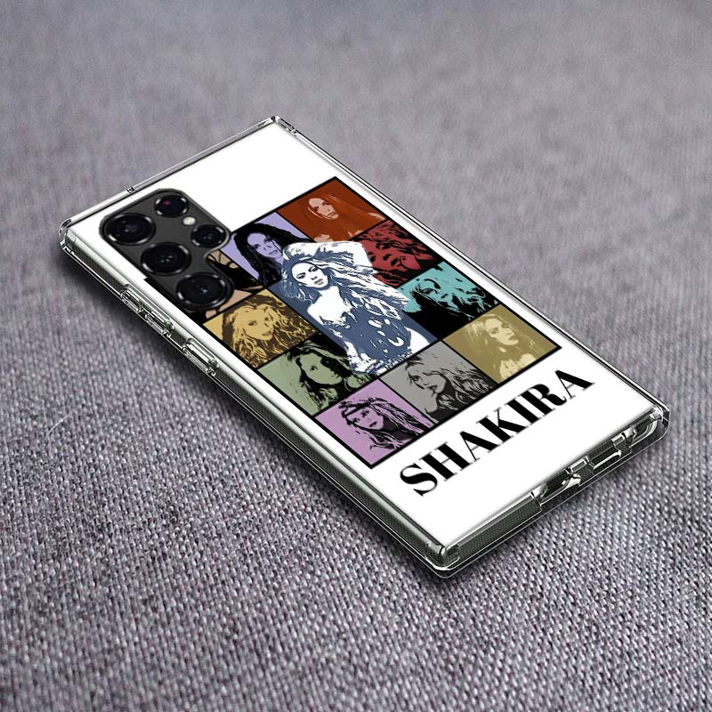 S-Shakira Singer Phone Case For Samsung Galaxy S24 S23 S21 S20 FE S22 S26 Ultra S25 Edge S10 Plus Cover Clear TPU Capa Shell Coq