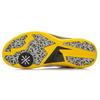 Li Ning WOW 4 Basketball Shoes Unisex Mid Top Gray/Yellow ABAK033-2
