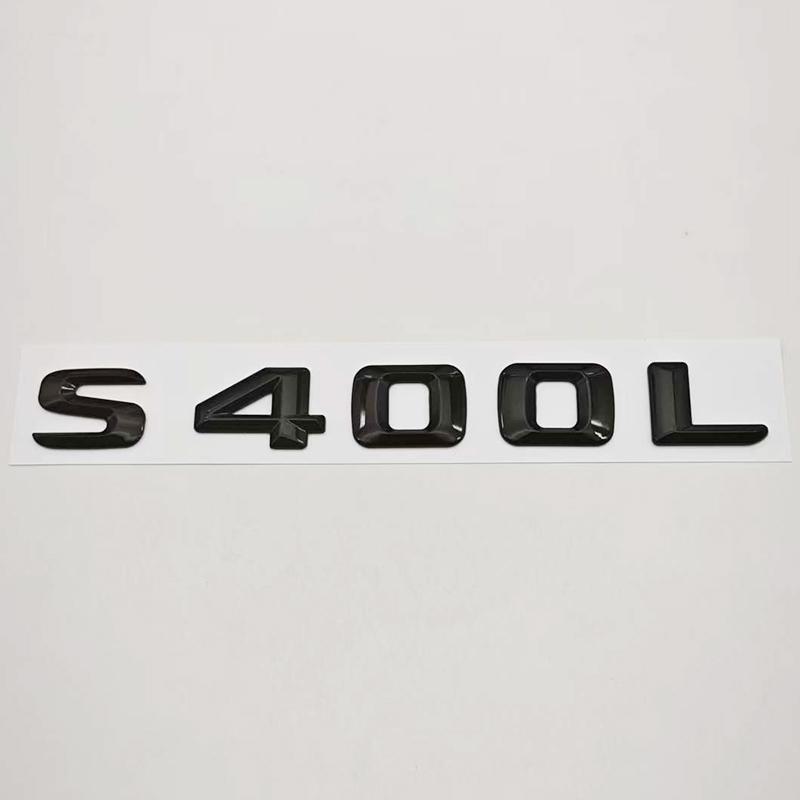 3D ABS Car Letters Logo S400L S450L Badge Sticker Rear Trunk Emblem For S Class S400L S450L V221 V222 Accessories