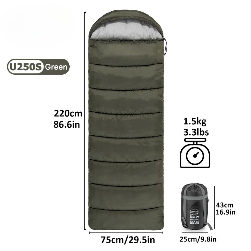 Schlafsack Ultraleicht Baumwolle Winter Leichte Wasserdichte Outdoor Camping Schlafsack