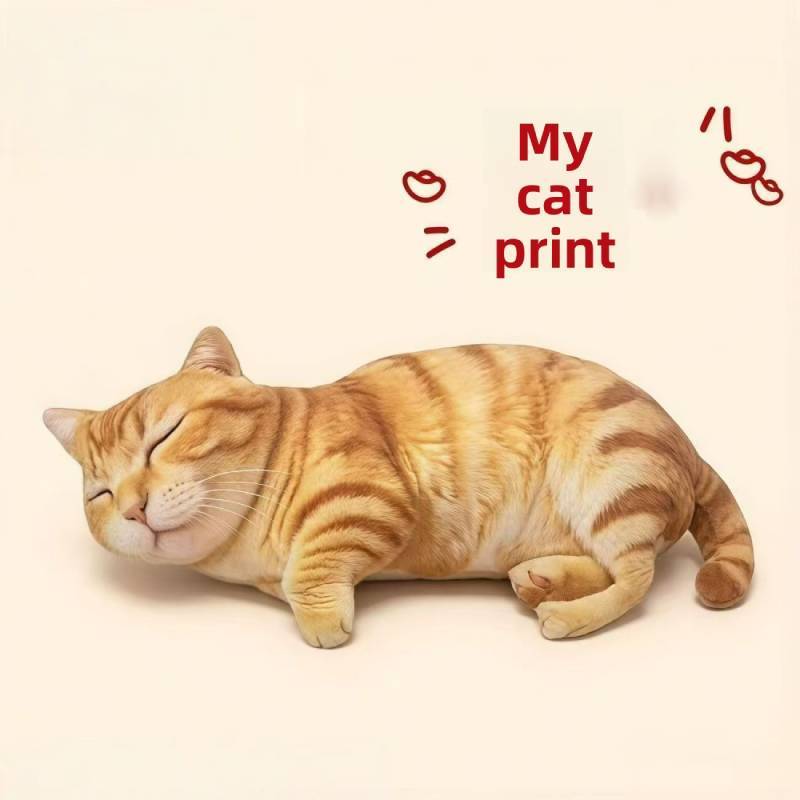 Plüschtier Katze Cartoon Weiches Plüschtier Stofftier Geschenk für Kinder und Erwachsene