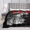 Haikyuu Kei Tsukishima Blanket Fleece Printed Karasuno Volleyball Kageyama Portable Soft Throw Blanket for Sofa Couch Bedspread