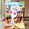 Soft Flannel Blanket Lightweight Cozy Bedroom Living Room CoverPikmin