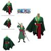 One Piece Roronoa Zoro Cosplay-Kostüm in leuchtenden Farben für Damen zu Halloween