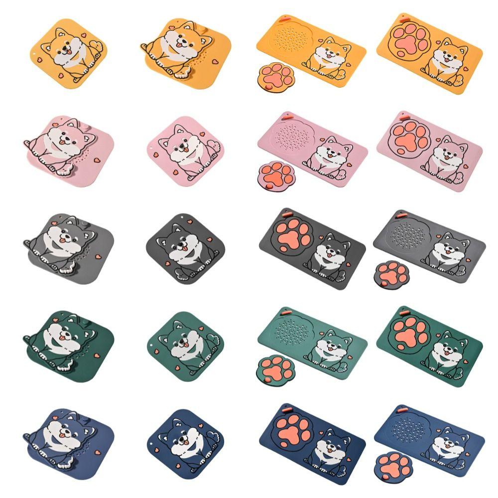 2PCS/SET 2 In 1 Floor Hair Catcher Anti Back-flow Bathroom Floor Drain Drain Cover  Drain Protection