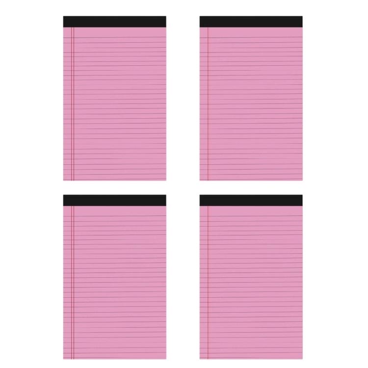 4 Pcs A4 Memos Pad Tearable Legal Pad Scratch Pads Writing Paper Note Pads School Supplies красный