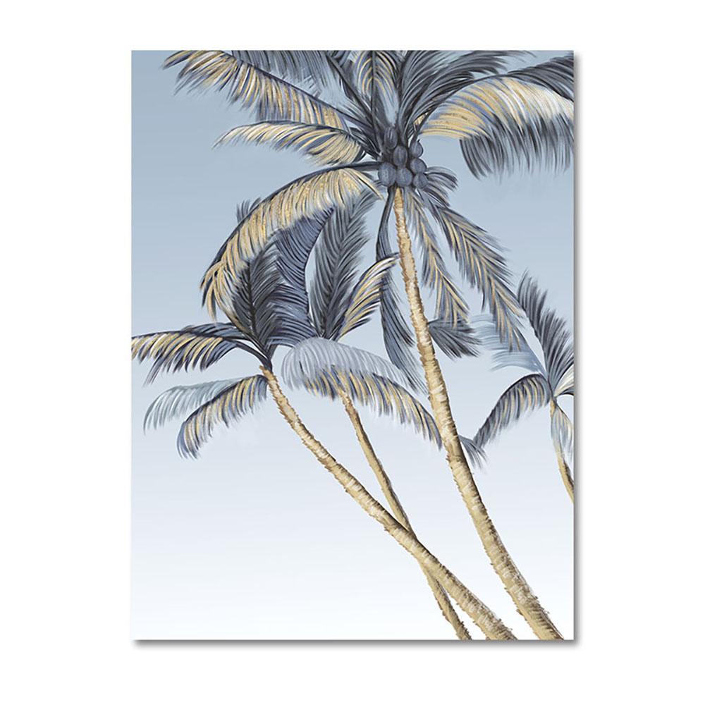 

Тропический пейзаж, настенная живопись на холсте, скандинавский пляж, море, кокосовая пальма, плакат и печать фотографий для декора гостиной 21x30 No Frame