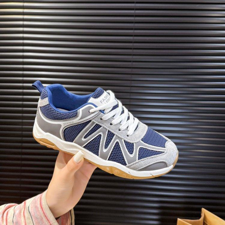 Herbst neue deutsche Trainingsschuhe Damen 2025 Mesh atmungsaktiv leicht weiche Sohle lässige Sportschuhe leichte Forrest Gump Schuhe