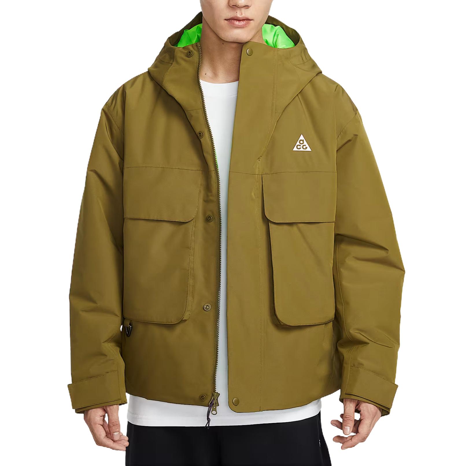 

Nike Мужская хлопковая куртка с длинным рукавом Primaloft Skull Peak, однотонная, ветрозащитная, водоотталкивающая, Мужские куртки FV8682-368 2XL