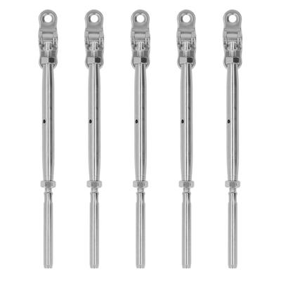 5PCS Thread Swage Lag Screw Stainless Steel 316in Cable Railing Swage Lag Screw for Industry