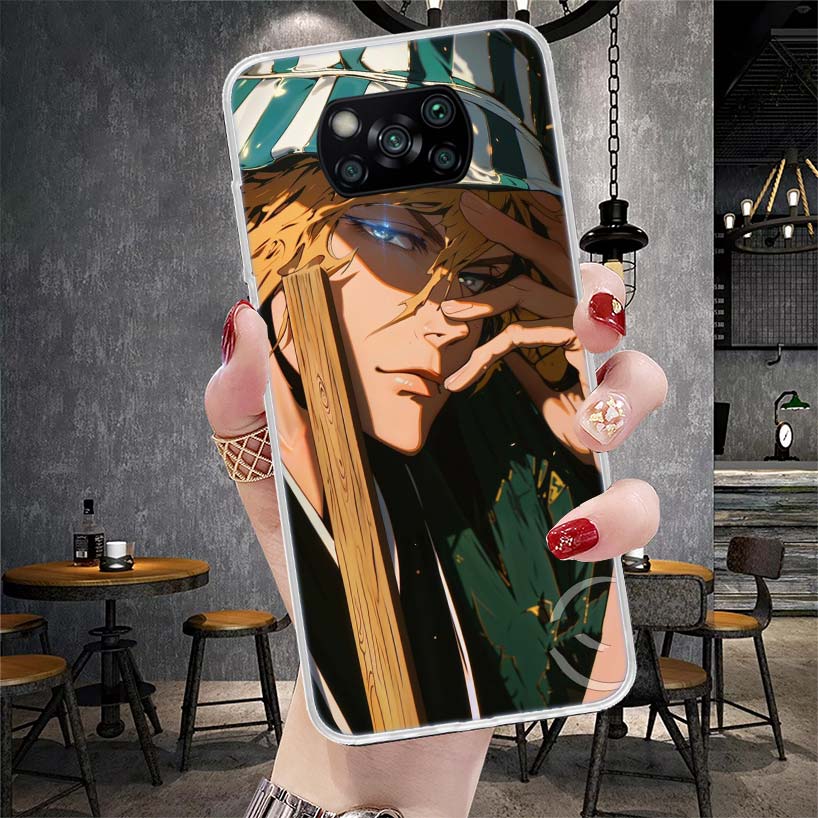 Bleach Kisuke Urahara Soft Phone Case For Xiaomi Redmi 15C 15 13C 13 Poco X5 X6 X7 F7 Ultra M7 12C 12 10 10C 9C 9A 9T 9 Fundas P