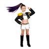 Demon Hunter Girl's Costume Performance Outfit for Stage Shows Halloween Cosplay Stage Attire for Comfort Colorful Dance Ensemble