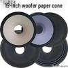 15-inch Paper Cone Woofer - Double/Triple Folded Foam Edge Drum Speaker Accessory.