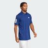 adidas Tennis3 Stripes Polo Shirt Men's Dark Blue