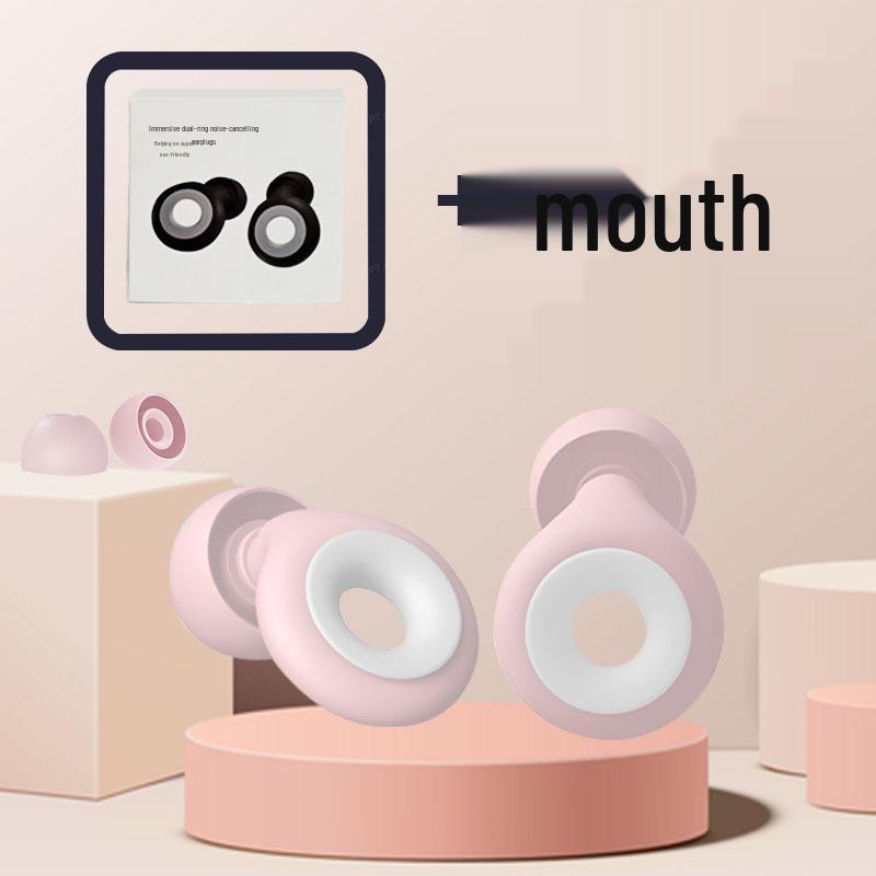 Silicone Soundproof Earplugs for Sleep & Travel - Noise Reduction for Dorms & Airplanes