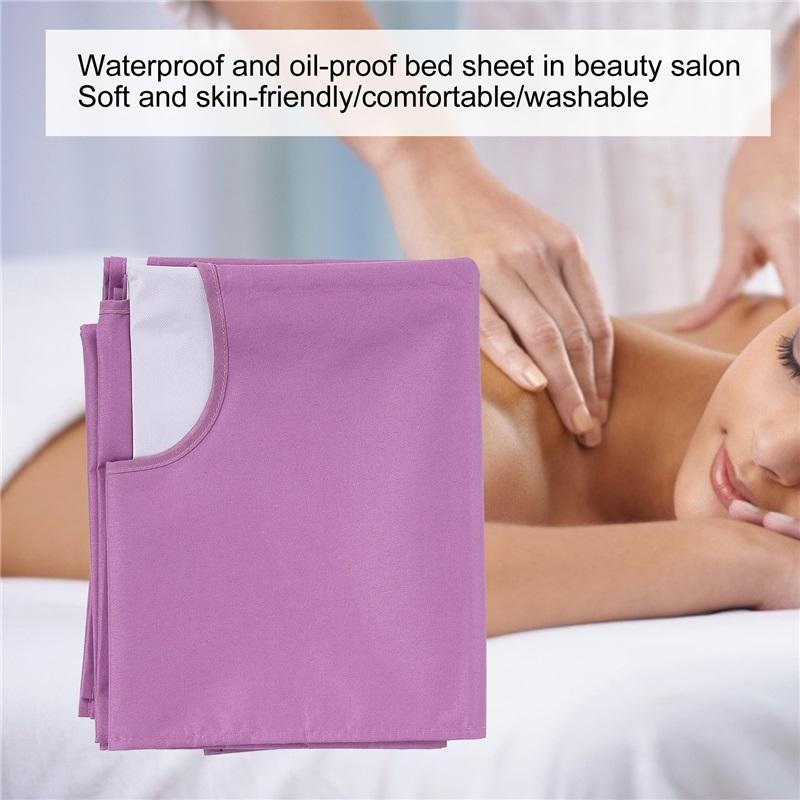 Prodyšný, voděodolný, odolný proti oleji potah na masážní stůl SPA, prostěradla do kosmetického salonu, prostěradlo na SPA postel