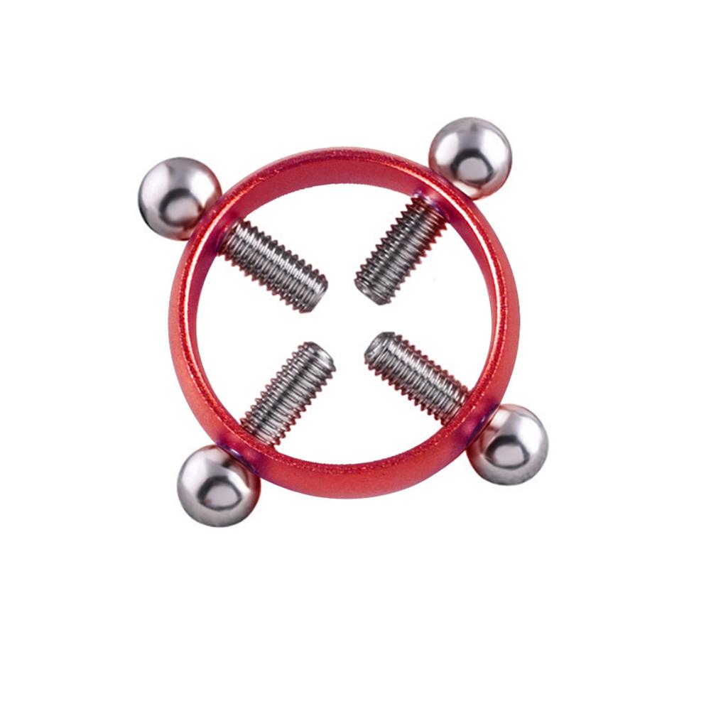 Mode Frauen Bunte Piercing Brust Nagel Schraube Glocke Anhänger Gefälschte Nippel Ring Schmuck