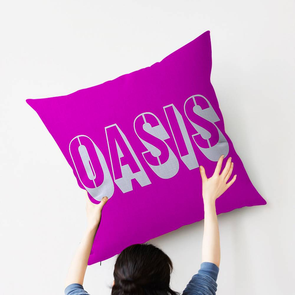 Band O-Oasis Pillow Gift Home Office Decoration Pillow Bedroom Sofa Car Cushion CoverPillow Case
