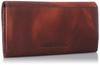 Portefeuille Long FLUID Katharine Hamnett London, 490-59203, Marron Foncé, Fabriqué en Cuir Italien Premium Tanné Végétal