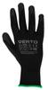 PU coated garden gloves, size 11"