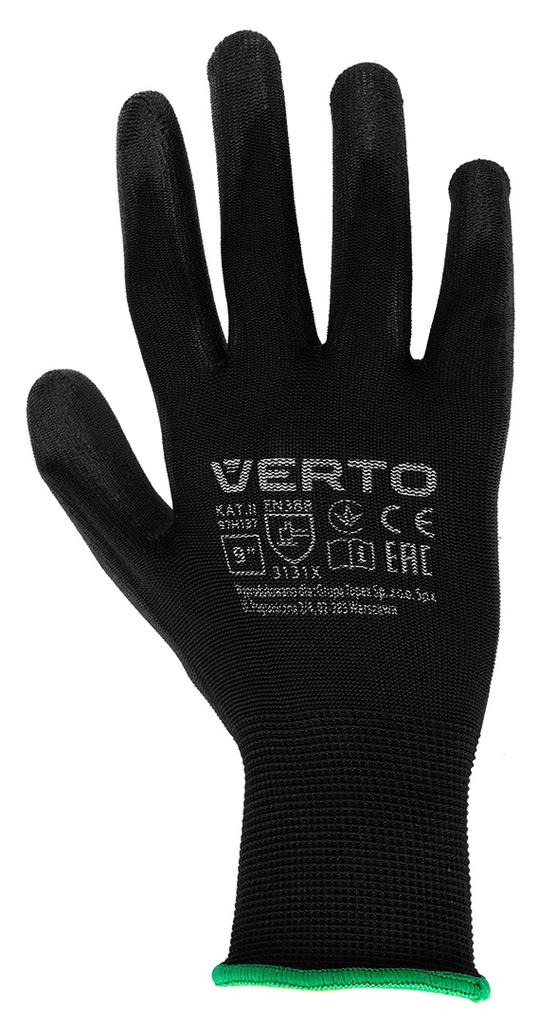 PU coated garden gloves, size 11"