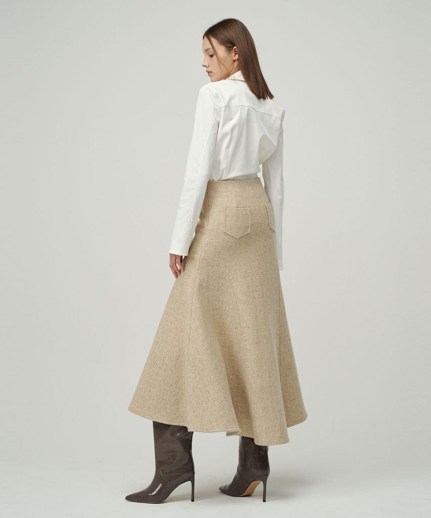 Second Armuah Aveline Skirt _ Oatmeal