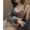 Lace Wireless Seamless Push-up Bra Set for Small Bust - Anti-exposure, Thickened Design
