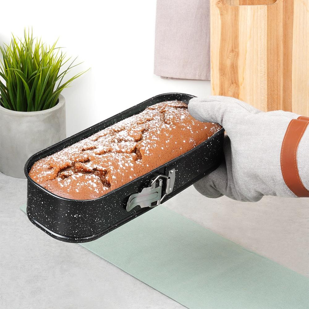 Granite Form for Baking Dough and Bread, Oval, 31 Cm