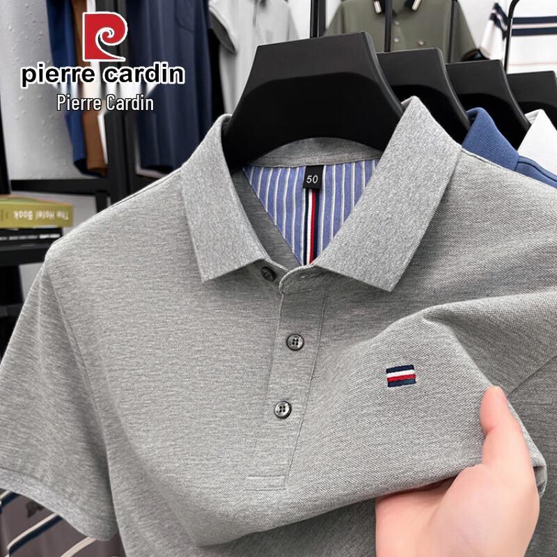 

Pierre Cardin Men s Embroidered Cotton Polo Shirt 4XL