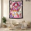 Clown Chase Whimsical Fun Tapestry Fashion Print Background Cloth Homestay Soft Decoration Tapestry Background Wall Hanging Cloth Work Of Art