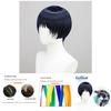Genshin Impact Kunikuzushi Mørkeblå Cosplay Paryk Blød Højtemperatur Fiber Justerbar Pasform Realistisk Hovedbund