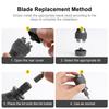 7-in-1 Palm Screwdriver Aluminum Alloy Handle Ratchet Screwdriver Magnetic Screwdriver Multi-Function EDC Tool