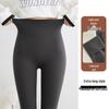 Plus-Size Fleece-Lined Shark Pants: High-Waisted, Thick, and Warm Yoga Leggings for Autumn/Winter 2025